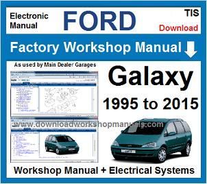 Ford Galaxy Service Repair Workshop Manual